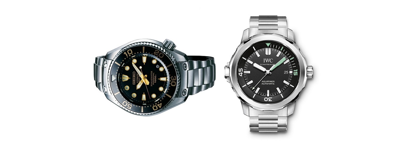 Clash of The Divers: Seiko Prospex Marinermaster SBEX001G Watch vs IWC ...