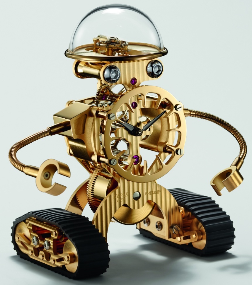 MBF-Sherman-Happy-Robot-Limited-Edition-Clock-gold