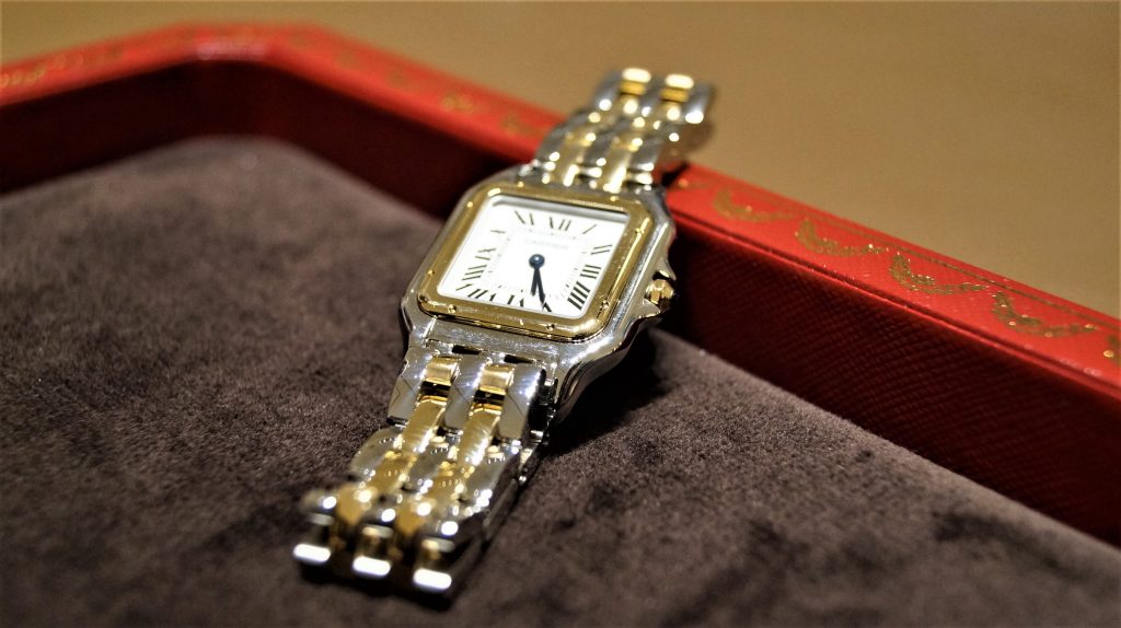 cartier panthere watch two tone