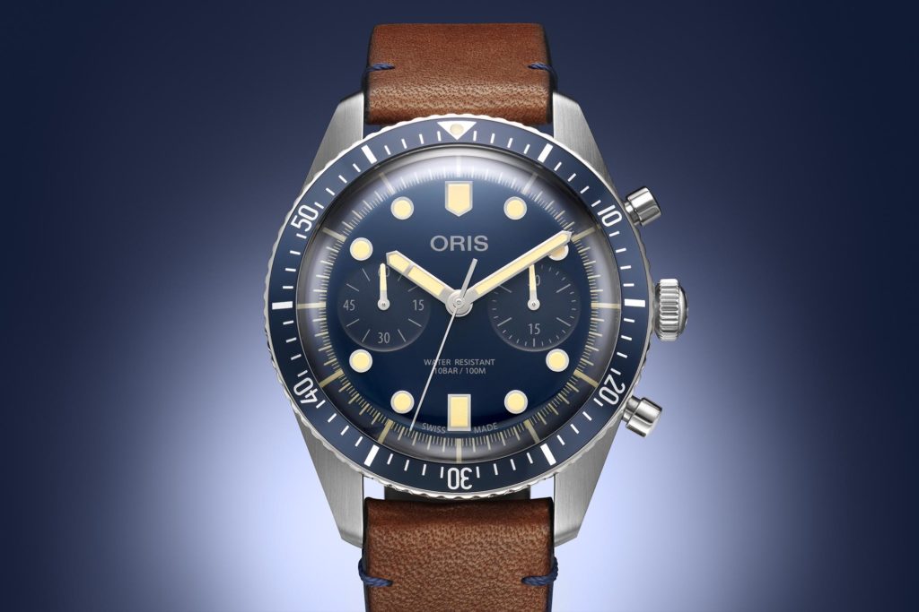 Introducing The Oris Divers Sixty-Five Chronograph Bucherer Blue ...