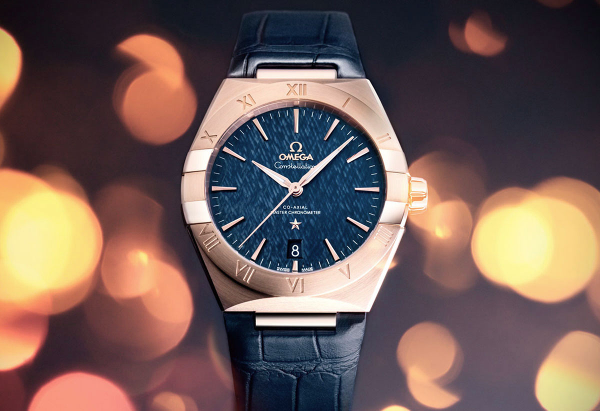 Omega constellation gold watch