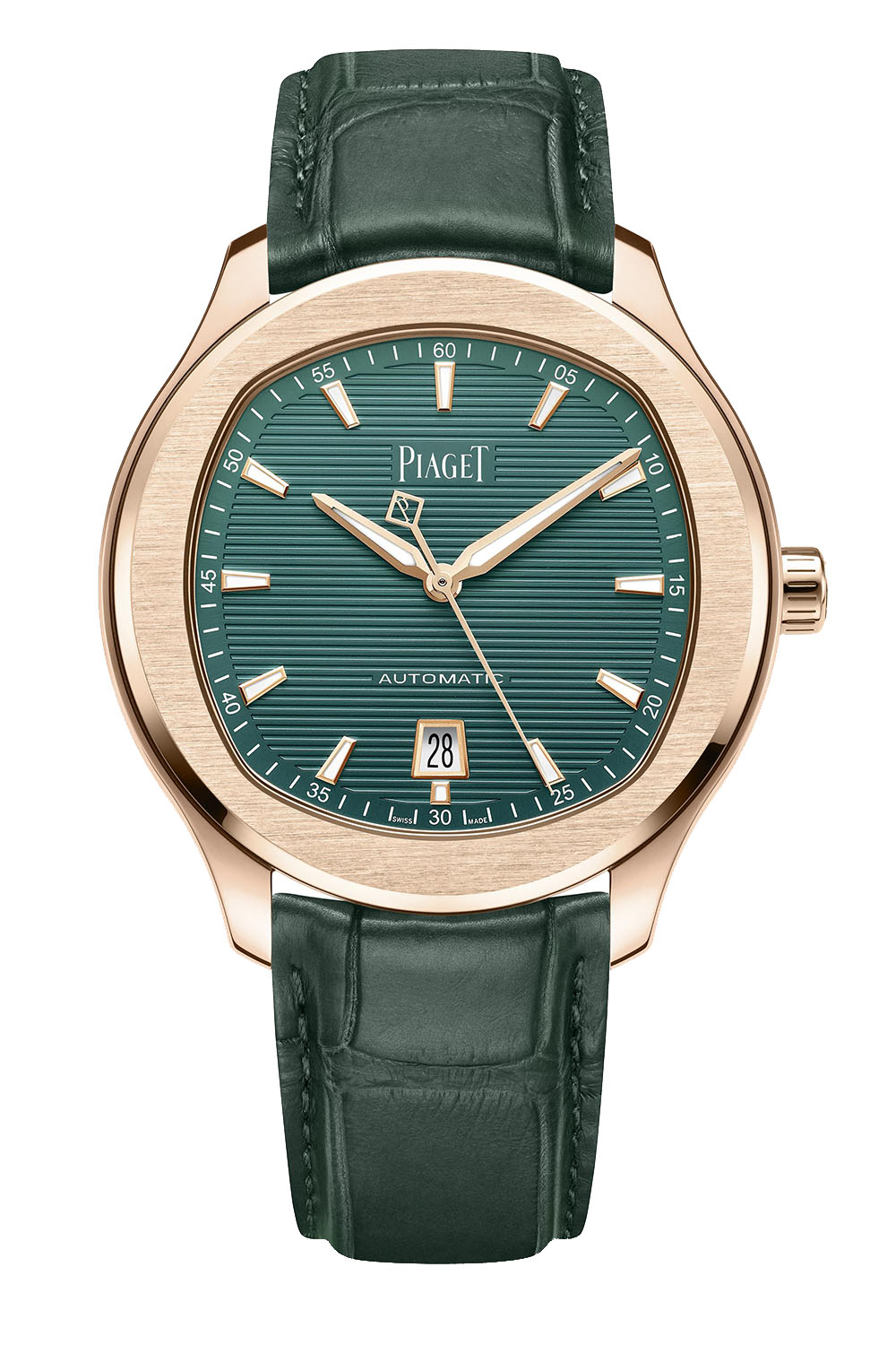 Piaget Polo Date Green Dial Rose Gold Case 2022 G0A47010 2